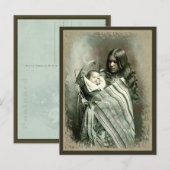 Native American Woman - Briefkaart (Voorkant / Achterkant)