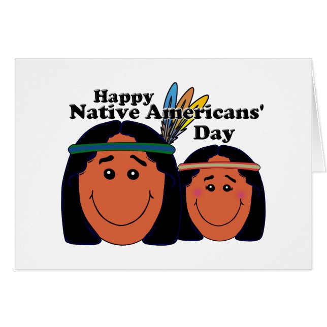 Native Americans' Day (Columbus Day) (Devant horizontal)