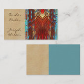 Native Amerikaans ontwerp, genezer, Kunst, Visitek Visitekaartje (Voorkant / Achterkant)