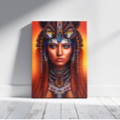 Native Amerikaanse Apache Canvas Print