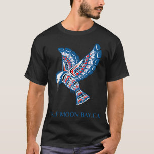 Native Amerikaanse Half Moon Bay ijsvogel T-shirt