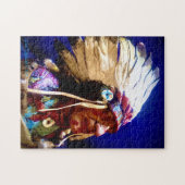 Native Amerikaanse Hoofd Puzzel (Horizontaal)