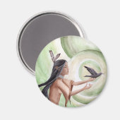 Native Amerikaanse magneet Amerikaanse Indiase mag (Voorkant / Achterkant)