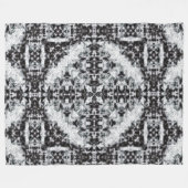 Native Apache Warrior Ceremonial Quilt Pattern Fleece Deken (Voorkant (Horizontaal))