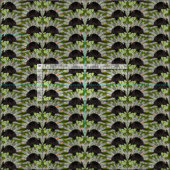 native armadillos green stof (Delen)