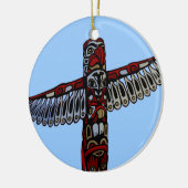 Native Art Decorations Totem Pole Ornament Souveni (Links)