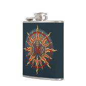 Native Art Flask Spirituele Native Art Flasks - Ge Heupfles (Links)