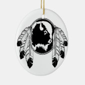 Native Art geeft Ornament First Nations Keepsakes (Rechts)