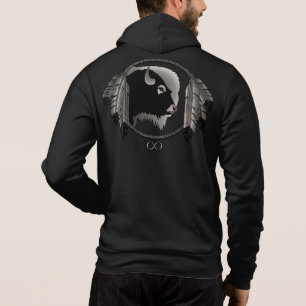 Native Art Jackets Mannen Metis Wildlife Jacket