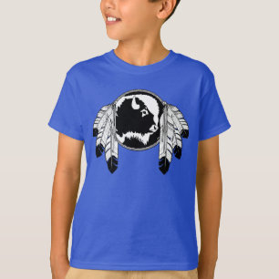 Native Art Kind T-shirt Biologisch First Nation T-
