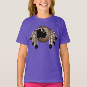 Native Art Kind T-shirt Biologisch First Nation T-