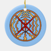 Native Art Ornament First Nations Keepsakes (Achterkant)