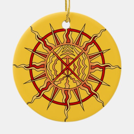 Native Art Ornament First Nations Keepsakes (Voorkant)