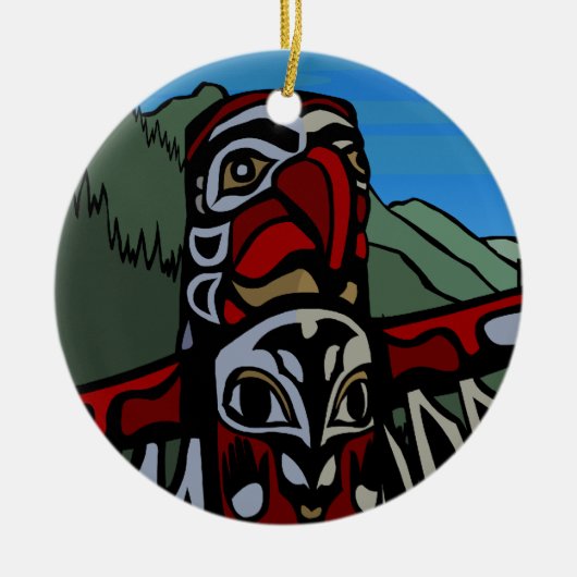 Native Art Ornament First Nations Keepsakes (Voorkant)