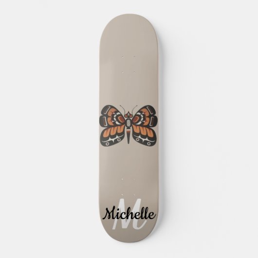 Native Art Skateboard Deck - Butterfly (Recto)