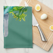 Native Australian Flowers waterverf Theedoek (Quarter Fold)