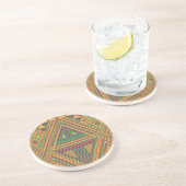 Native Beadwork Sandstone Onderzetter (Zijkant)