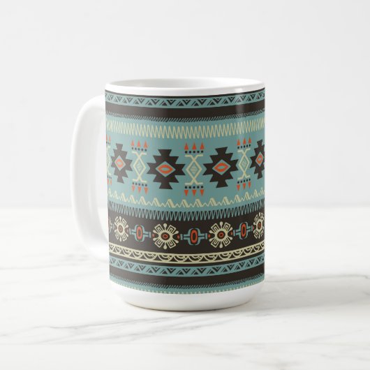 Native Blanket Pattern Koffiemok (Voorkant links)