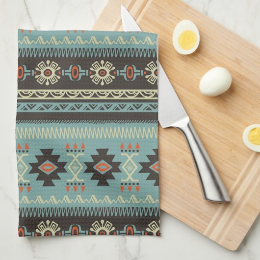 Native Blanket Pattern Theedoek (Quarter Fold)