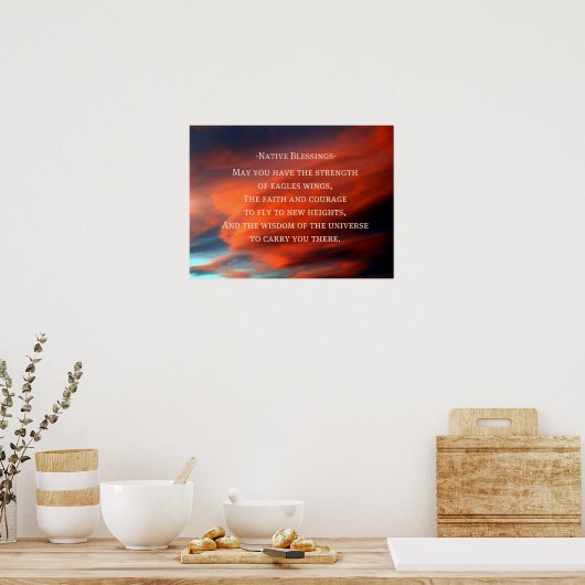 Native Blessings Poster (Keuken)
