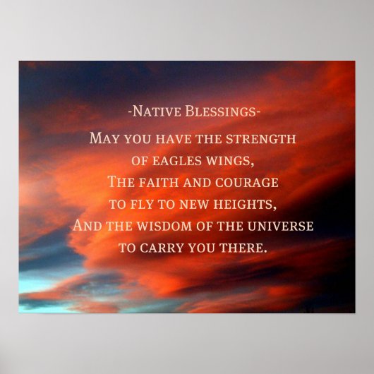 Native Blessings Poster (Voorkant)