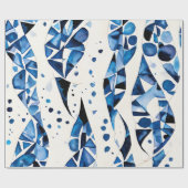 Native Blue Harmony Cadeaupapier (Vlak)