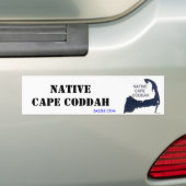 Native Cape Coddah Bumpah Stickah Bumpersticker (Op auto)