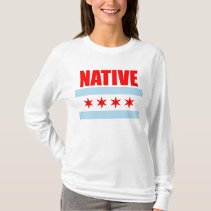 Native Chicago Flag T-shirt