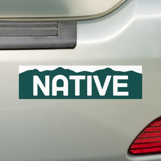 Native Colorado Bumpersticker (Op auto)