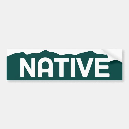 Native Colorado Bumpersticker (Voorkant)