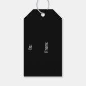 Native Dancer Horse Statue Saratoga Gift Label Cadeaulabel (Achterkant)