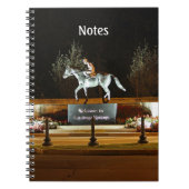 Native Dancer Horse Statue Saratoga Notitieboek (Voorkant)