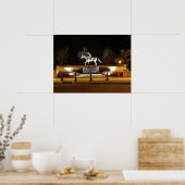 Native Dancer Horse Statue Saratoga Poster (Keuken)