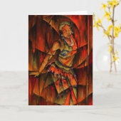 Native Dancer Kaart (Gele Bloem)