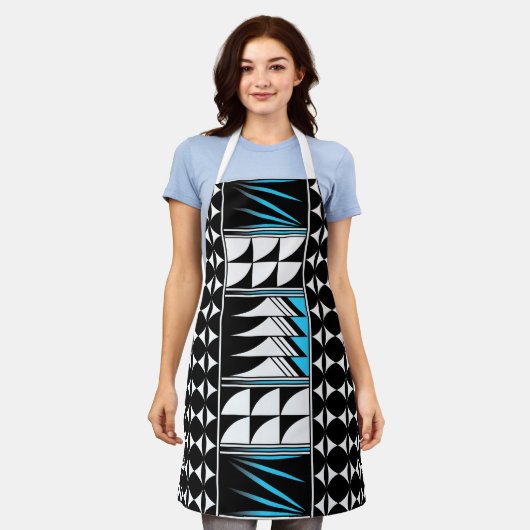 Native Feather Blessing in Turquoise Schort (Gedragen)