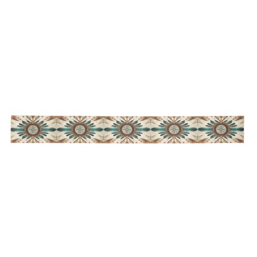 Native Feather Retro Dream Catcher Pattern Lint (Voorkant)