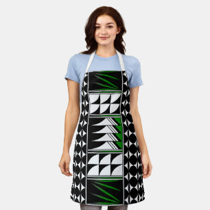 Native Feather Zegen in Groen Schort