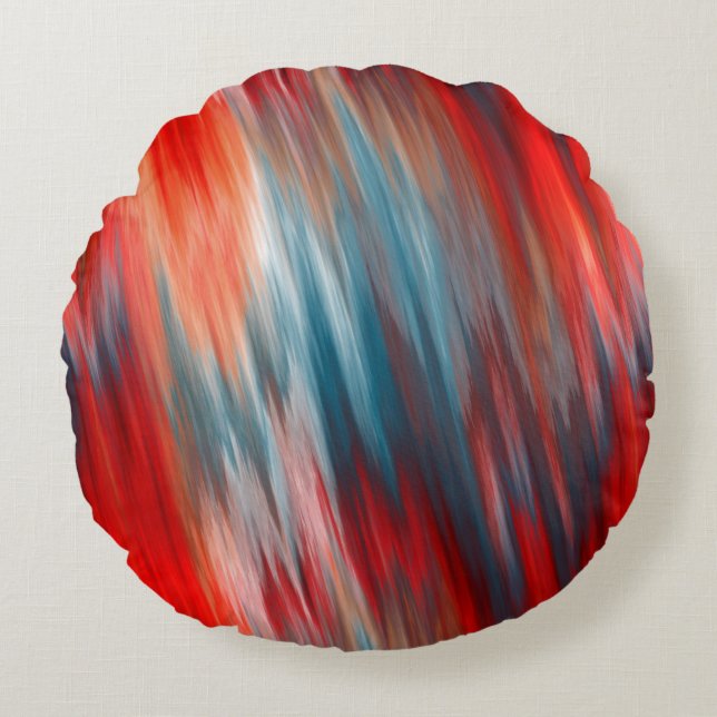 Native Fire Rond Kussen (Voorkant)