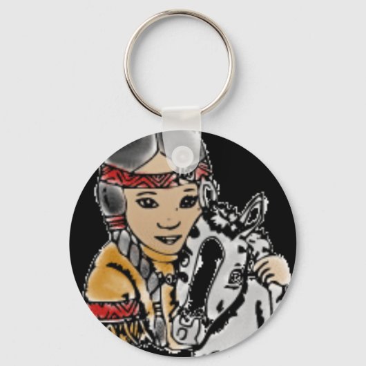 Native Friends Sleutelhanger (Voorkant)