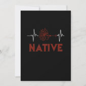 Native Heartbeat Native American Day Support Bedankkaart (Voorkant)