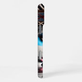 Native Indian en Wolf Reflectie Scene iPhone Hoesje (Rechterkant)