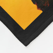 Native Kiowa "Morning sky" original art Fleece Deken (Hoek)