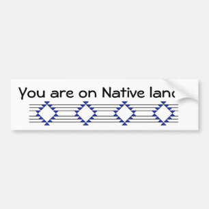 Native Lands Bumpersticker