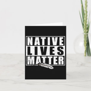 Native leeft inheemse Amerikaanse dag vistuig Kaart