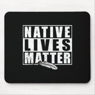 Native leeft inheemse Amerikaanse dag vistuig Muismat
