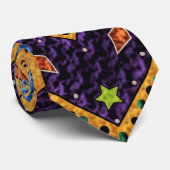 Native Mexicaanse Abstracte kleurrijke Zig Zag Des Stropdas (Opgerold)