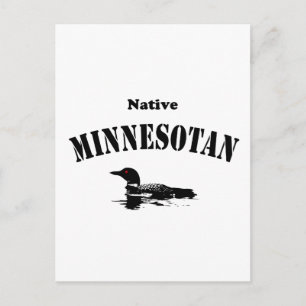 Native Minnesotan Briefkaart