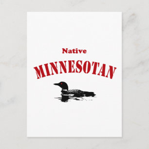 Native Minnesotan Briefkaart