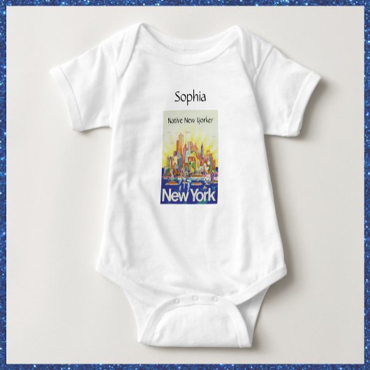 Native New Yorker Manhattan Skyline Romper