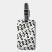 Native New Yorker Pattern Bagagelabel (Voorkant verticaal)